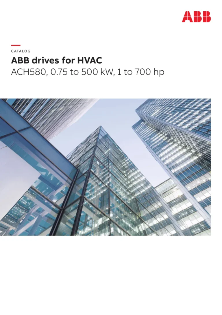 ABB ACH580 Catalogue