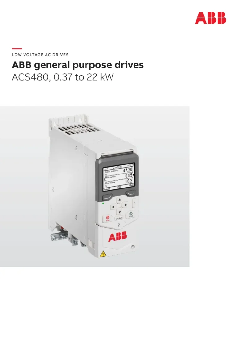 ABB ACS480 Catalogue