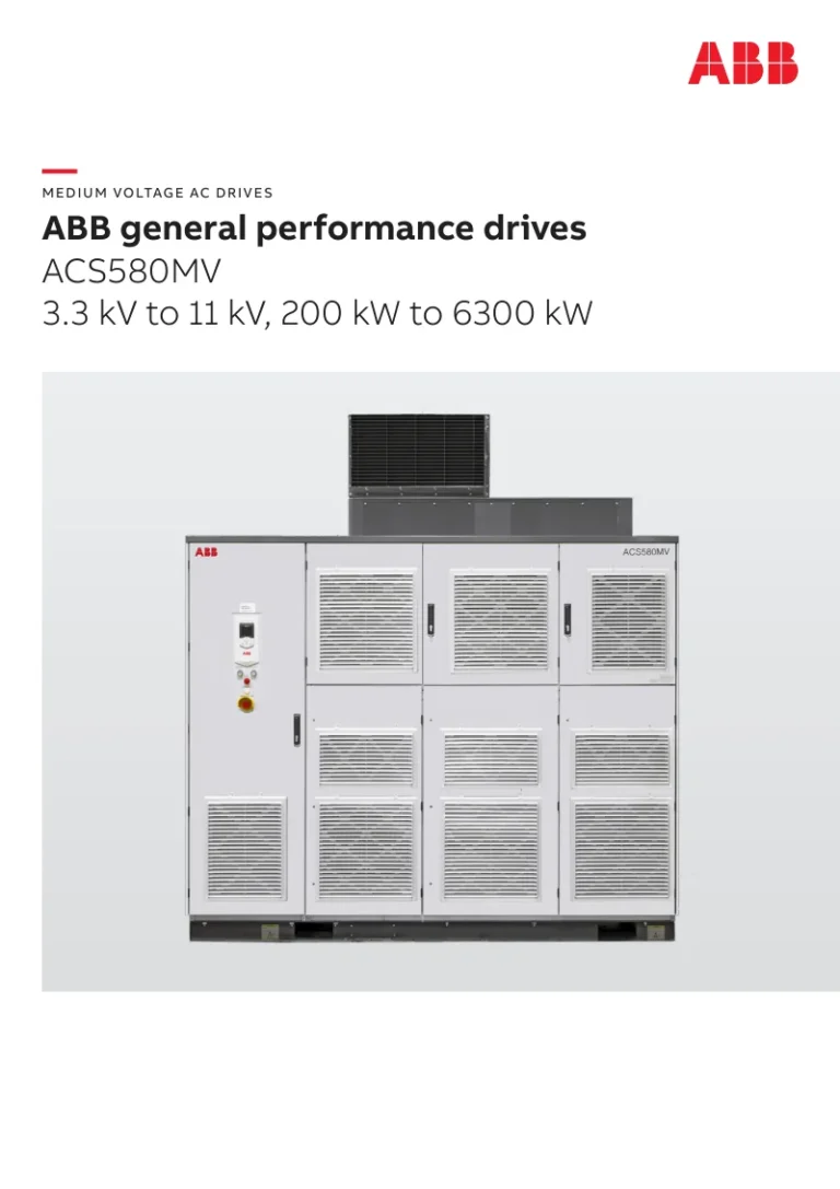 ABB ACS580MV Catalogue