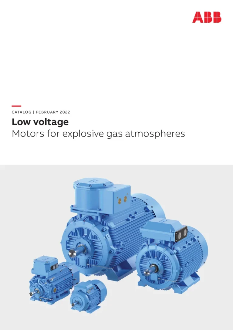 ABB Motors for Explosive Gas Atmospheres Catalogue